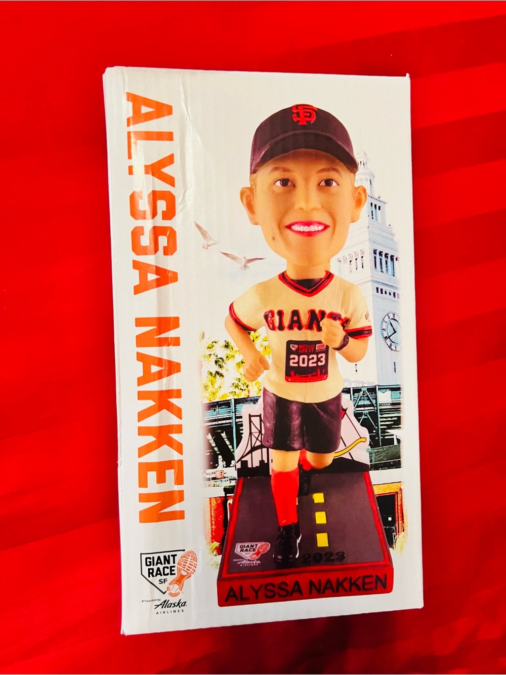 Alyssa Nakken Collectible Bobblehead - Cream & Black